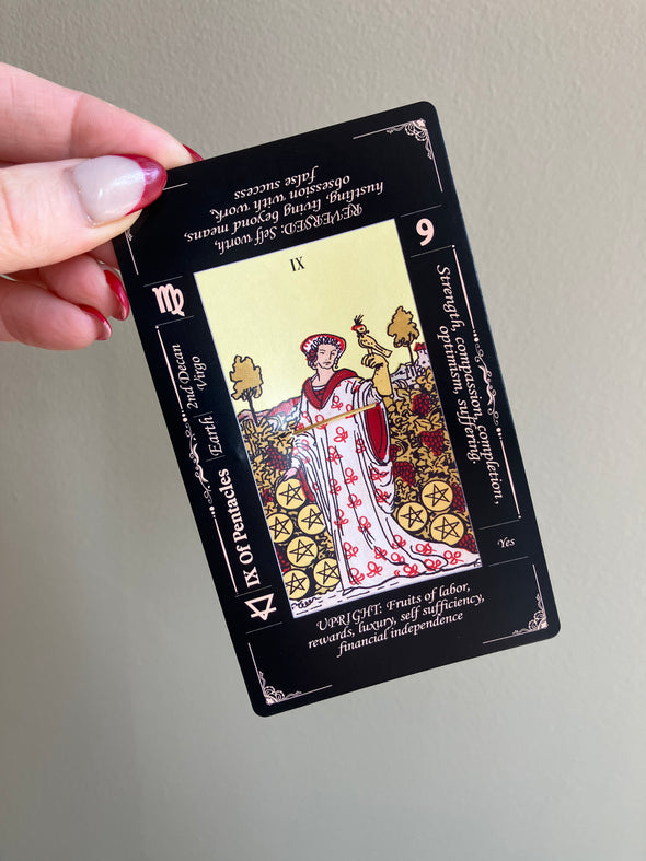 Mystery Brooch Bag – Gold Tone + Tarot Card