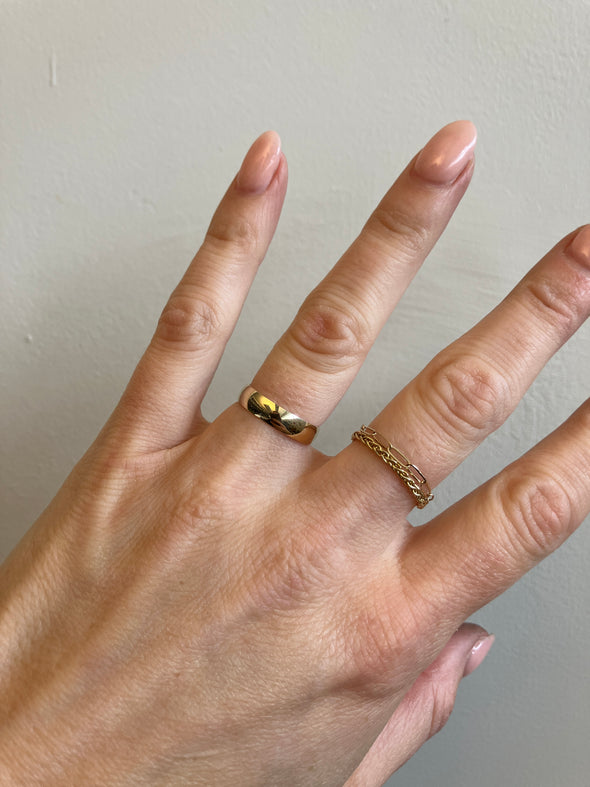 14K Yellow Gold Band