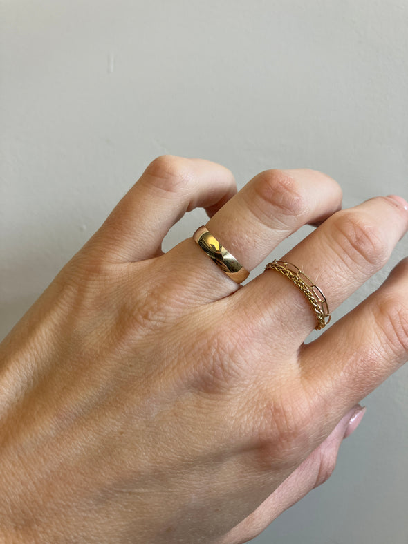 14K Yellow Gold Band