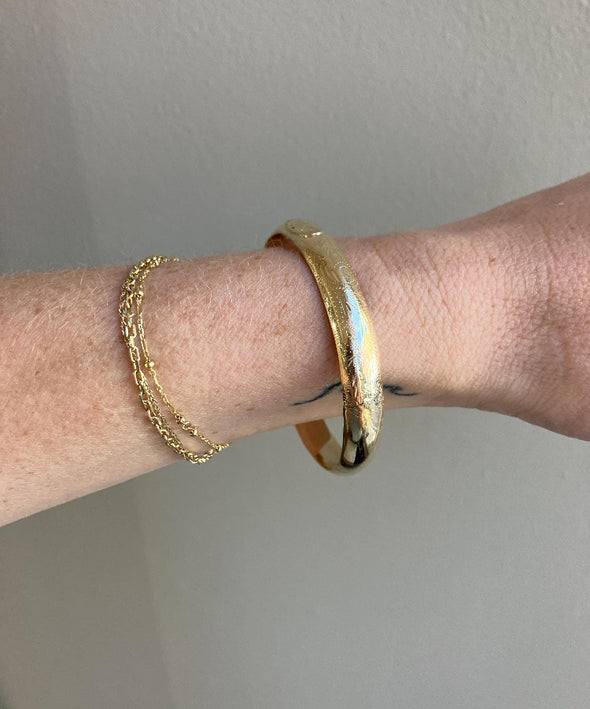 Vintage 14K Yellow Gold Bangle