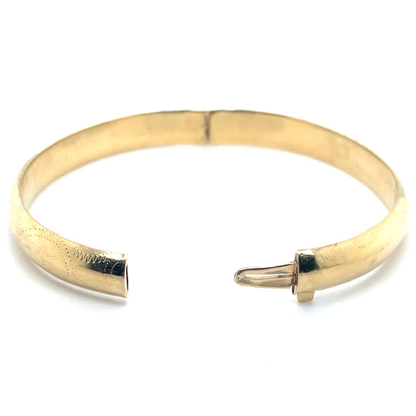 Vintage 14K Yellow Gold Bangle