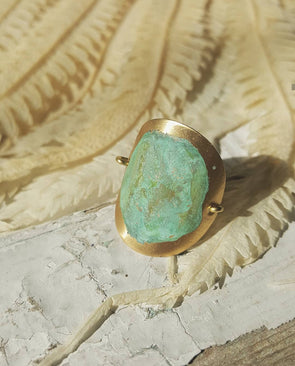 Patina Brass Ring